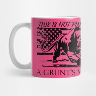 This kitty is not purring Mug